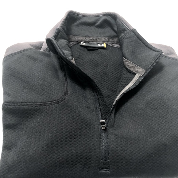 UNDER ARMOUR Men's  Half Zip Hoodie. USED ,GOOD CONDITION - Picture 2 of 14